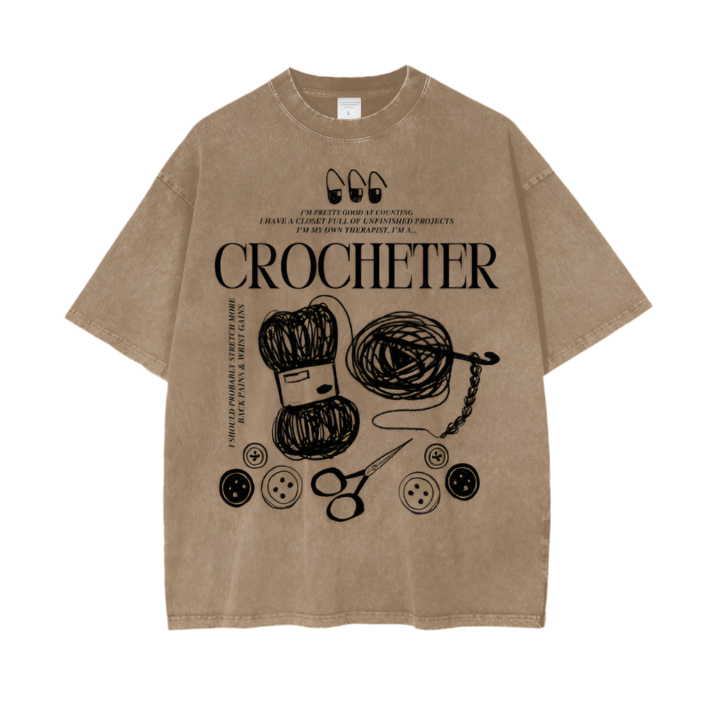 Crocheter Tee (Desert)