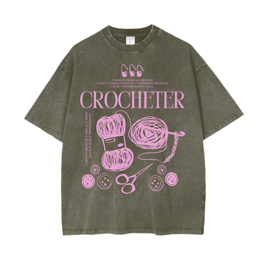Crocheter Tee (Olive)