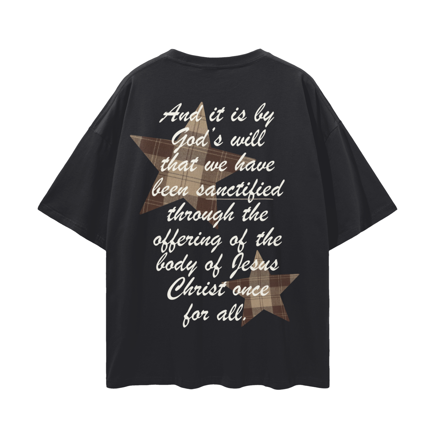 Hebrews 10:10 (oversized tee)