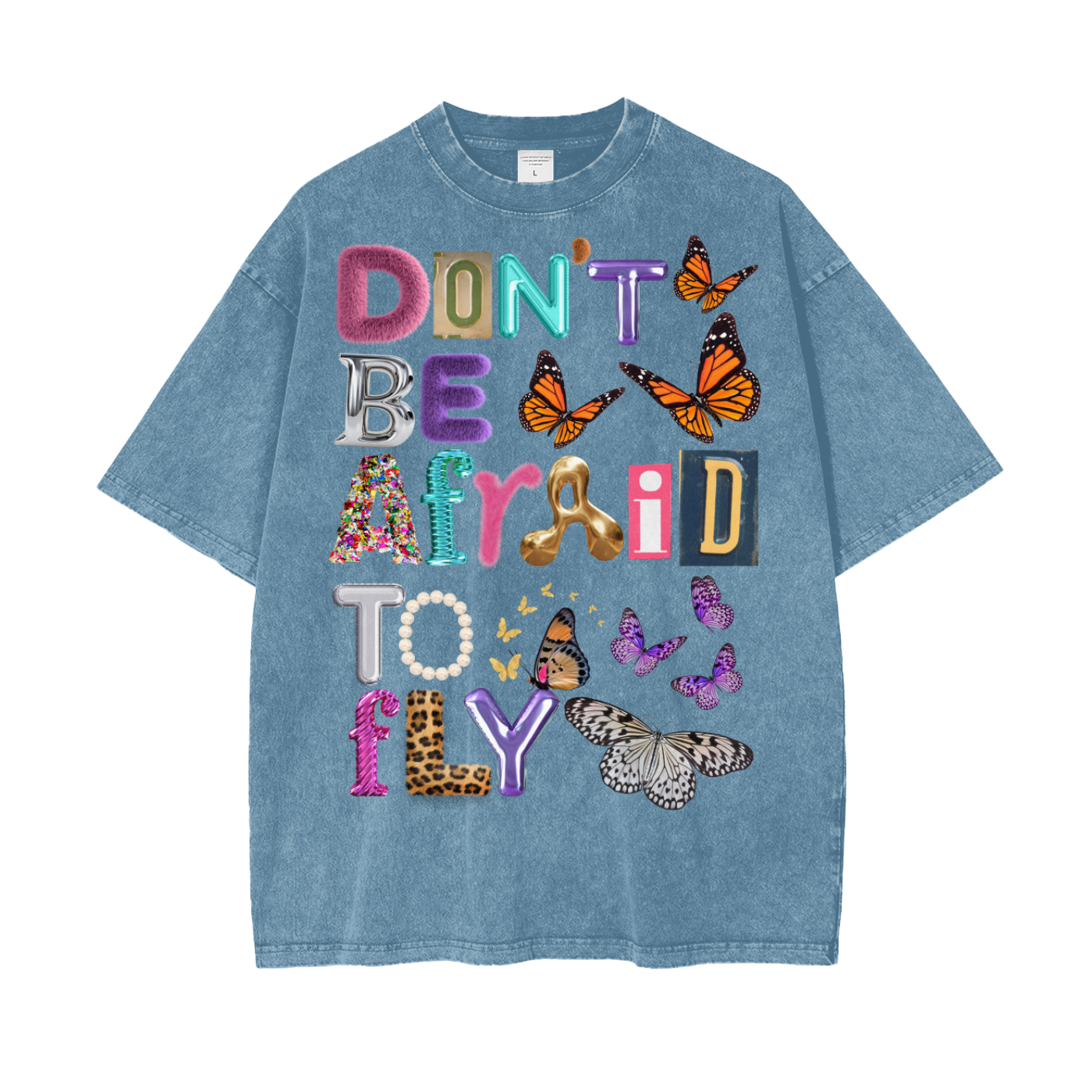 Don’t Be Afraid - denim blue