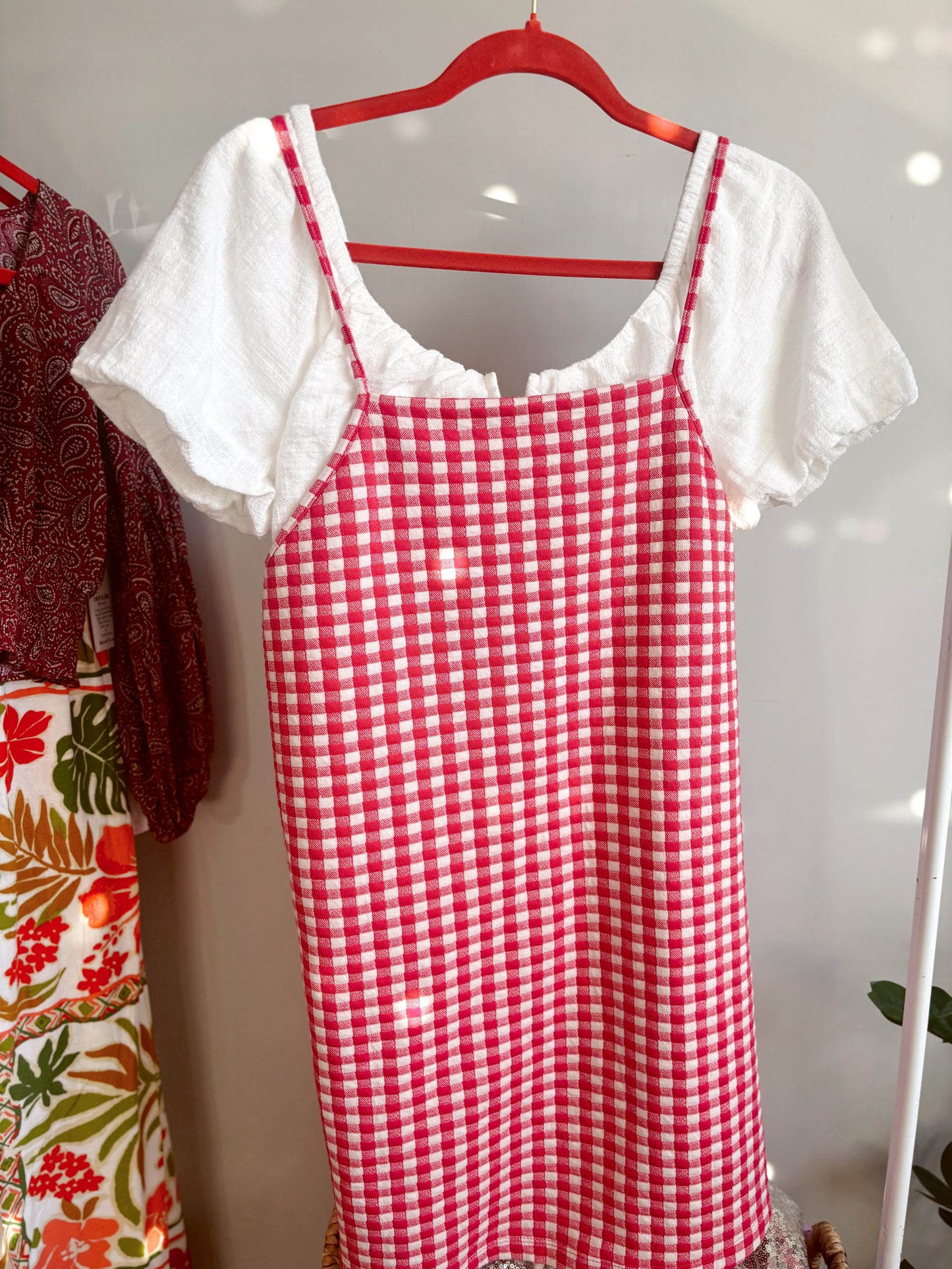 Gingham Mini Dress