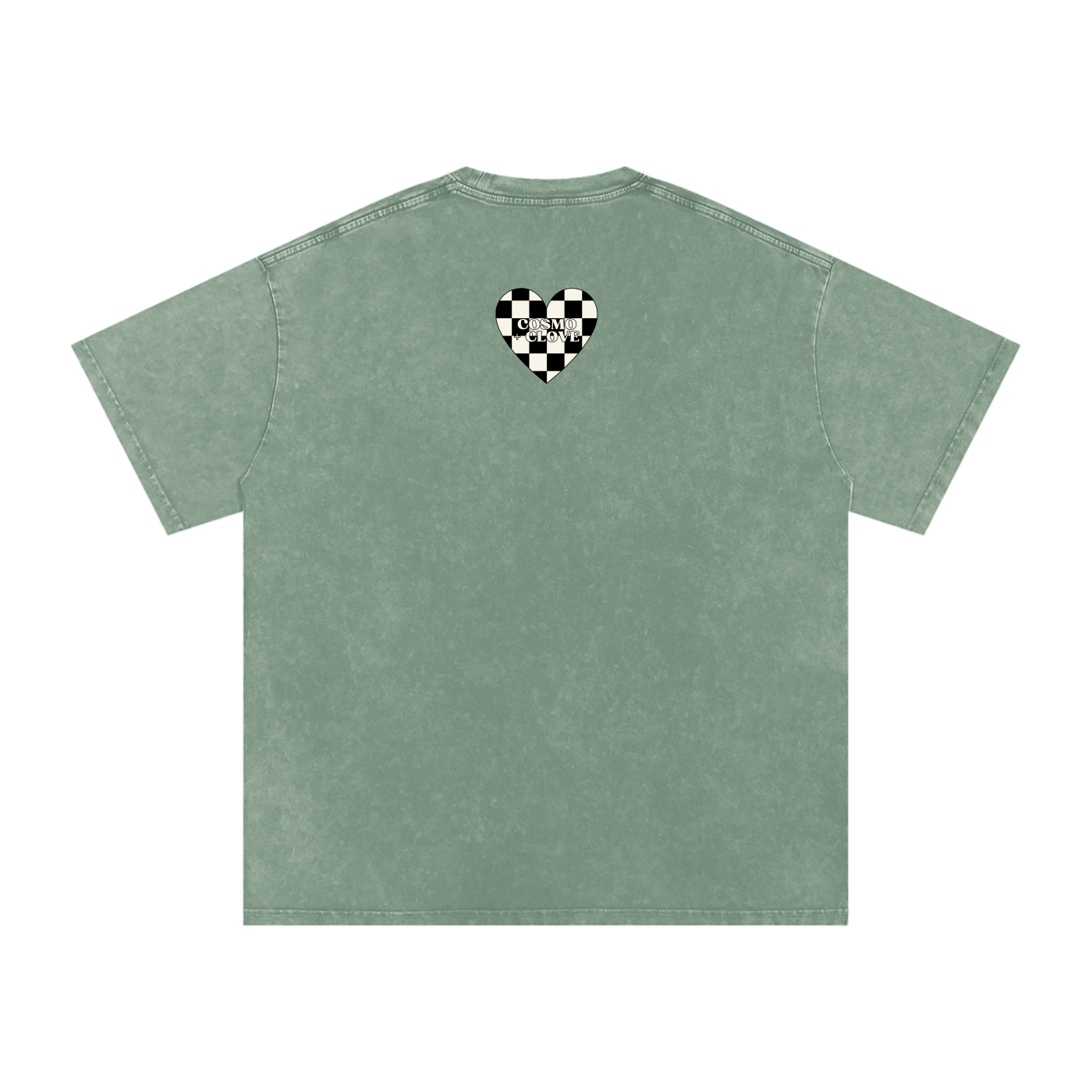CROCHETER TEE - Bean green