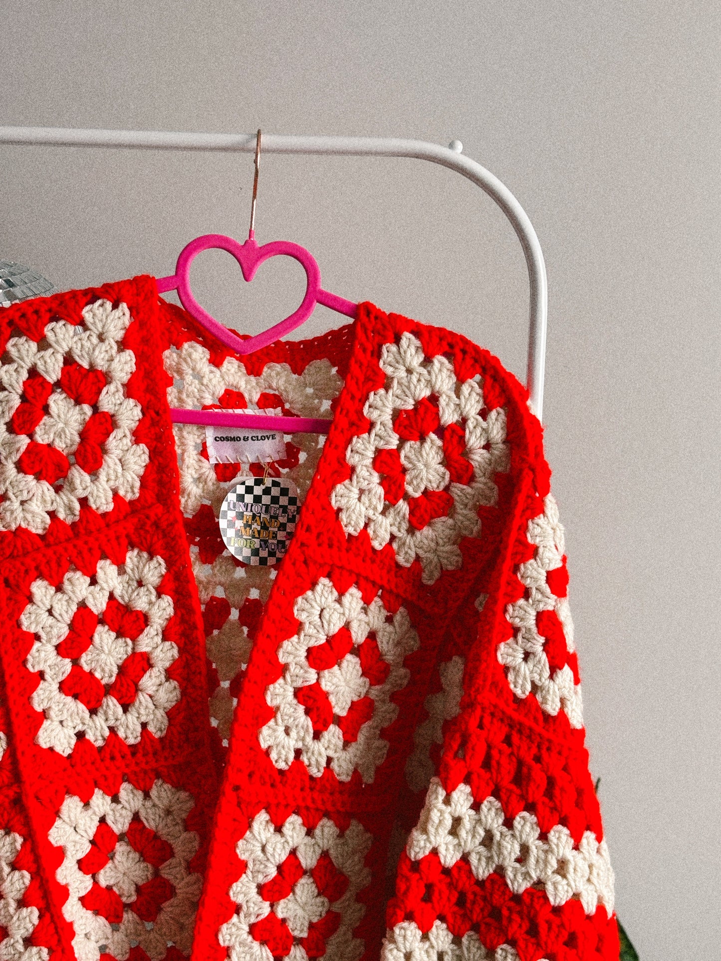 CHERRY COLA CARDI