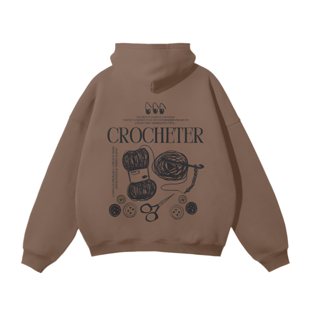 Crocheter Hoodie (Brown)