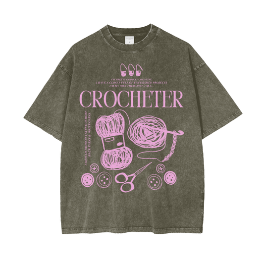 Crocheter Tee (Olive)