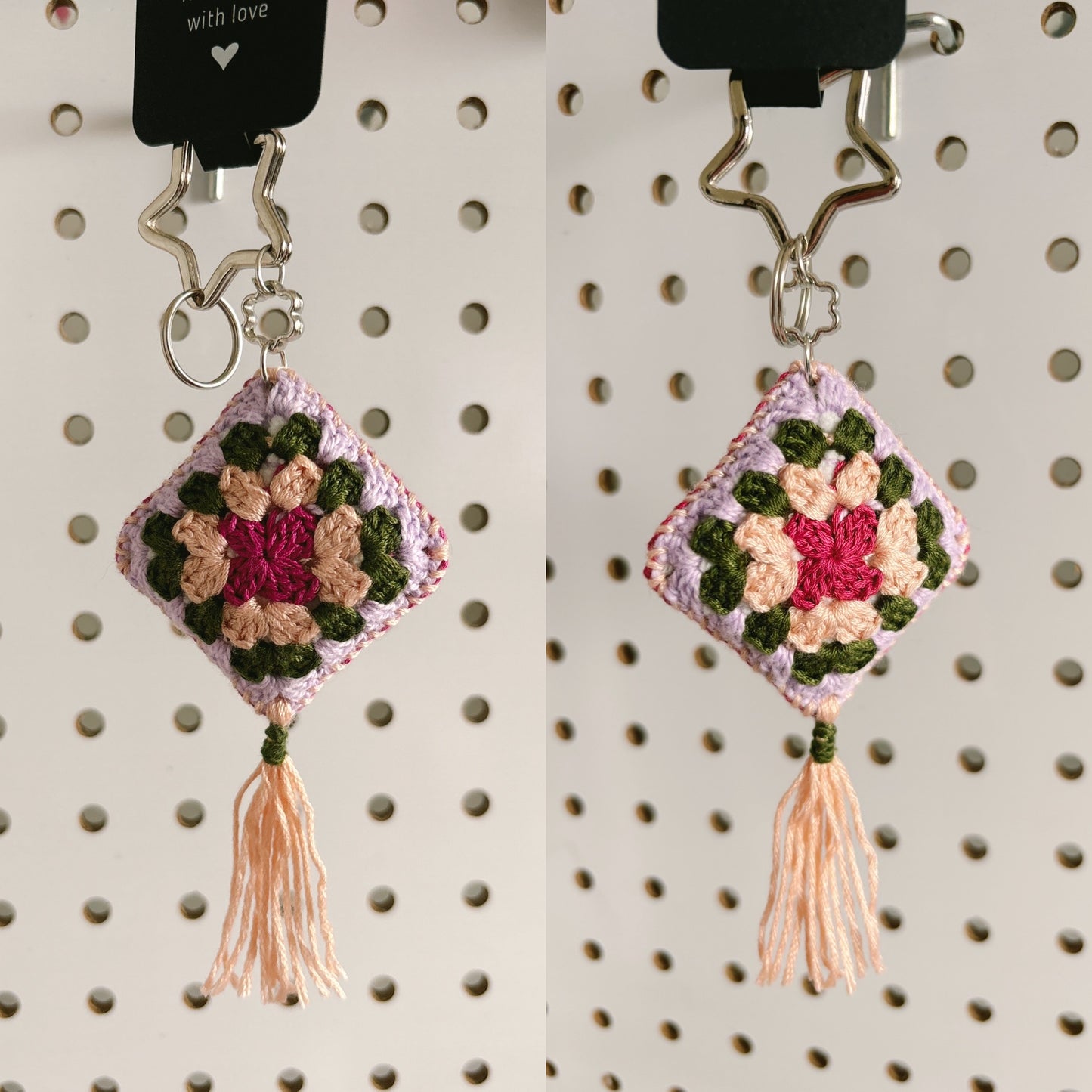 Granny Square Keychains