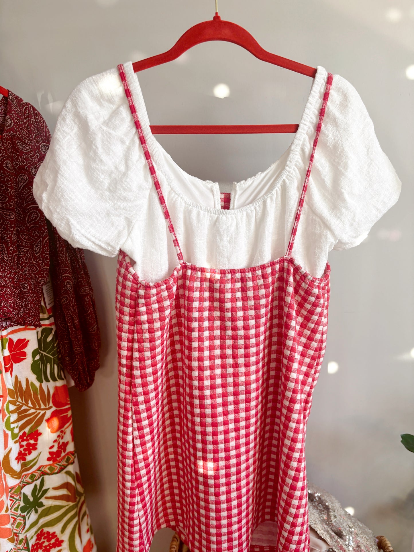 Gingham Mini Dress