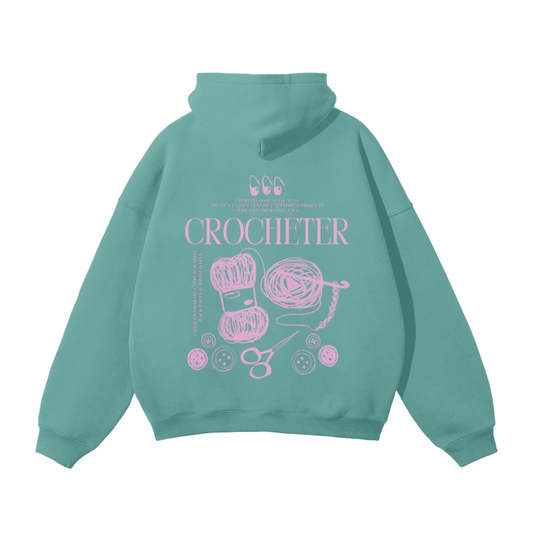 Crocheter Hoodie (Aqua)