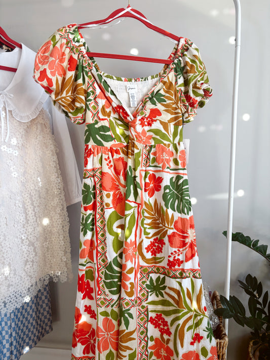 Linen Midi dress