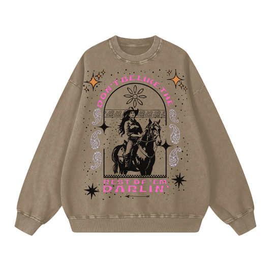 Darlin’ Acid Wash Sweatshirt