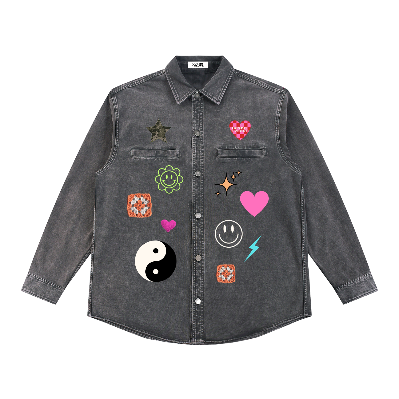 Crochet Gang (heavy-weight denim jacket)