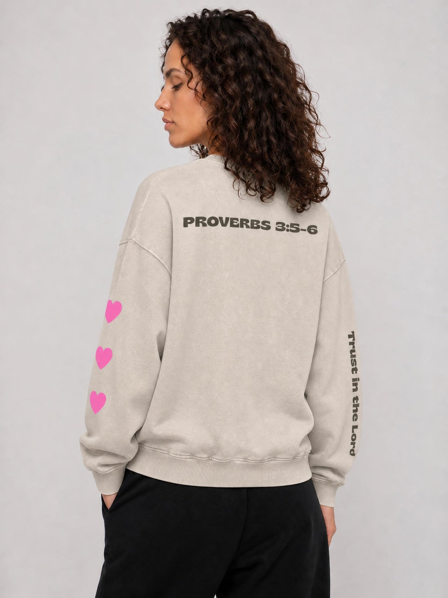 Snow Washed Oversized Sweatshirt