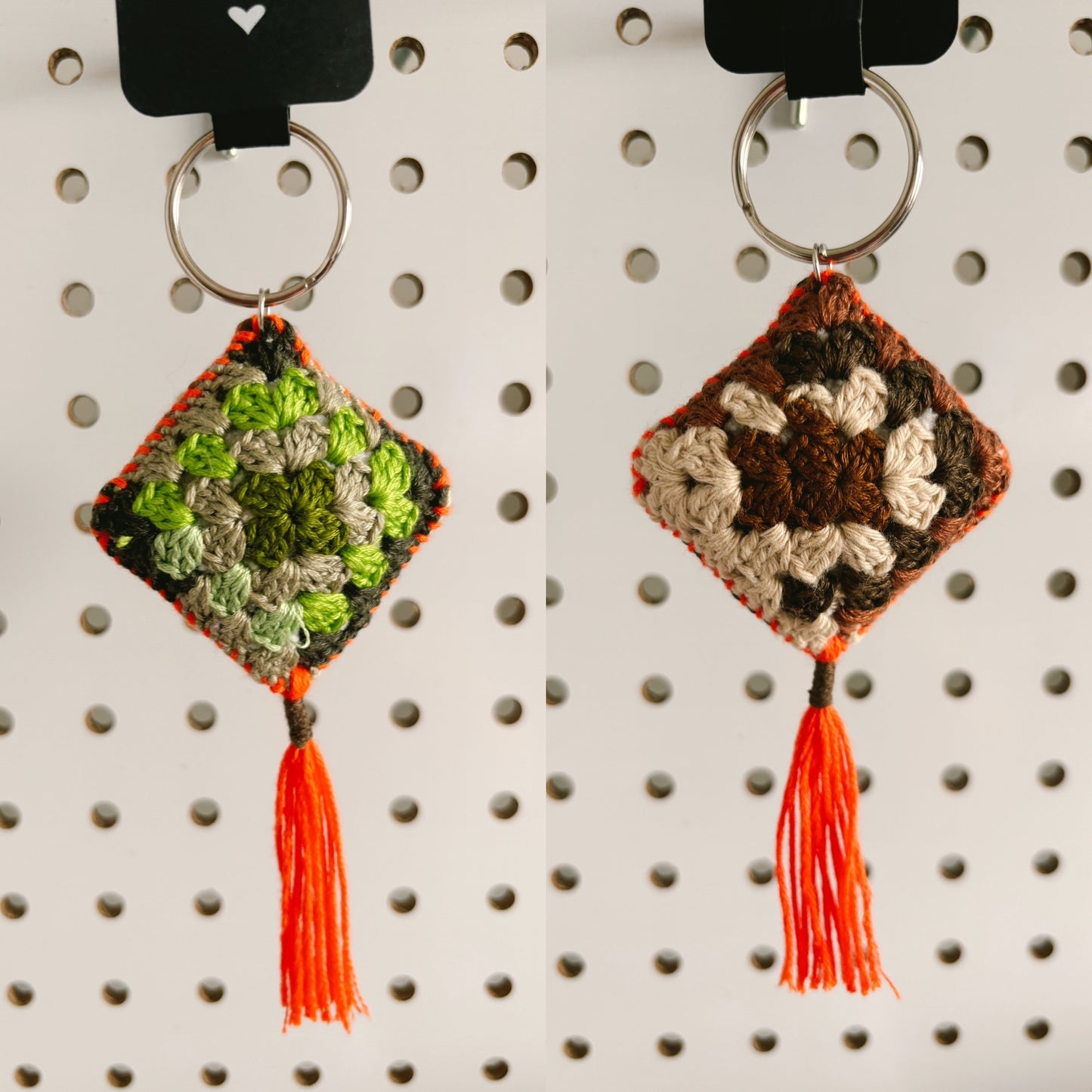 Granny Square Keychains