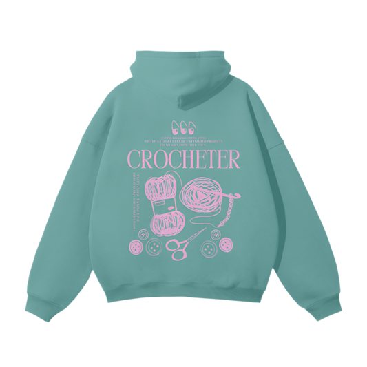 Crocheter Hoodie (Aqua)