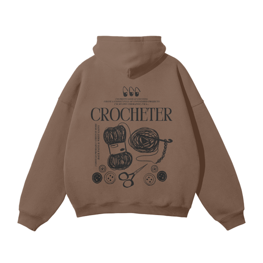 Crocheter Hoodie (Brown)