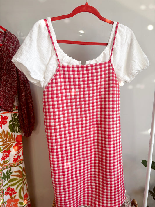 Gingham Mini Dress