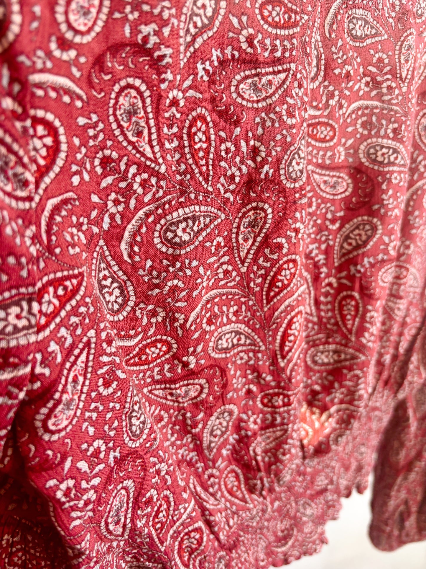 Paisley Cropped Top