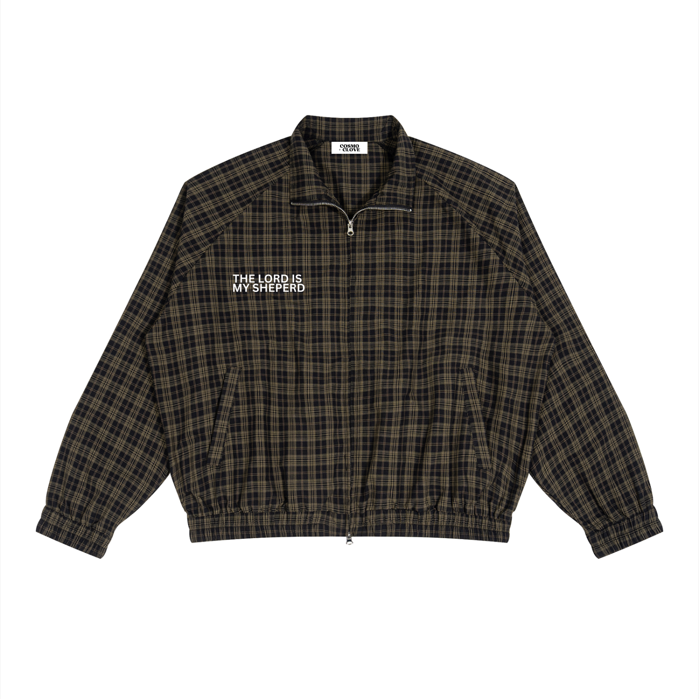 Plaid Zip Jacket - The Lord is My