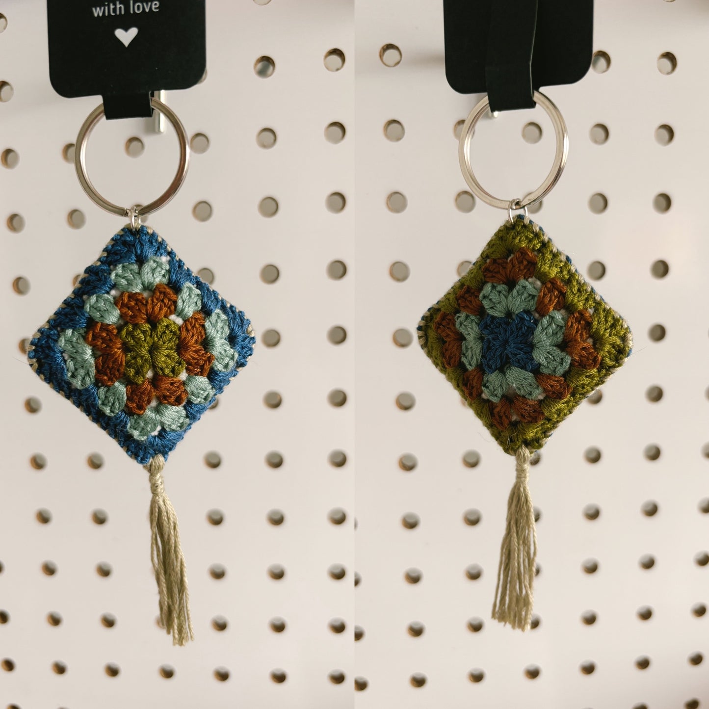 Granny Square Keychains