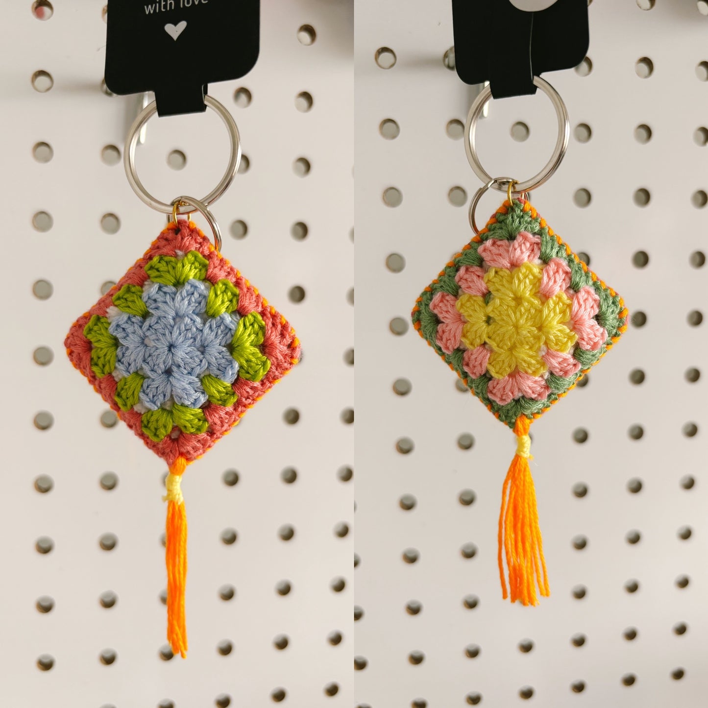 Granny Square Keychains