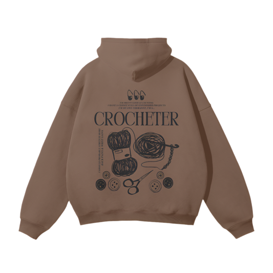 Crocheter Hoodie (Brown)