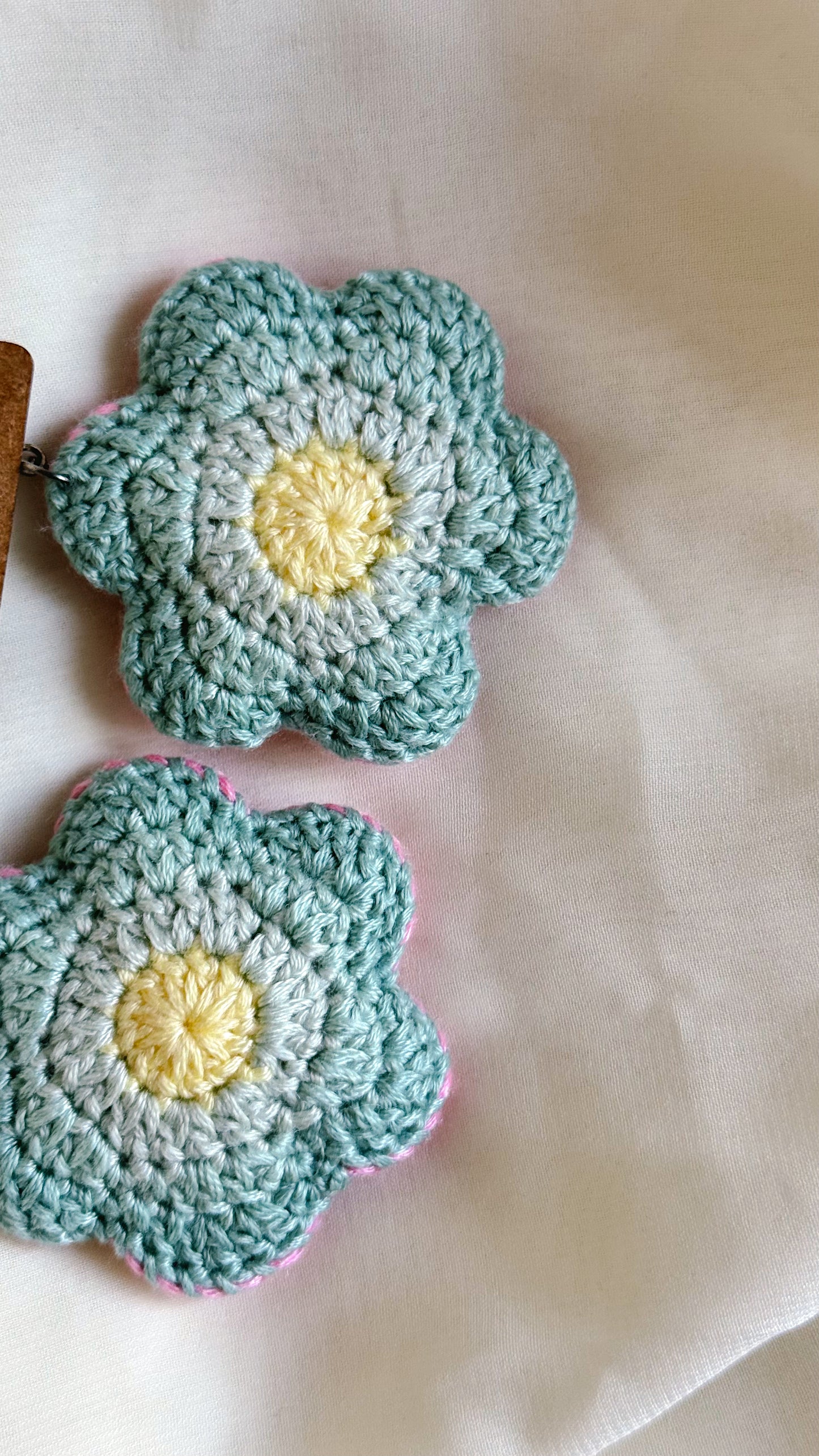 Larger Crocheted Earrings