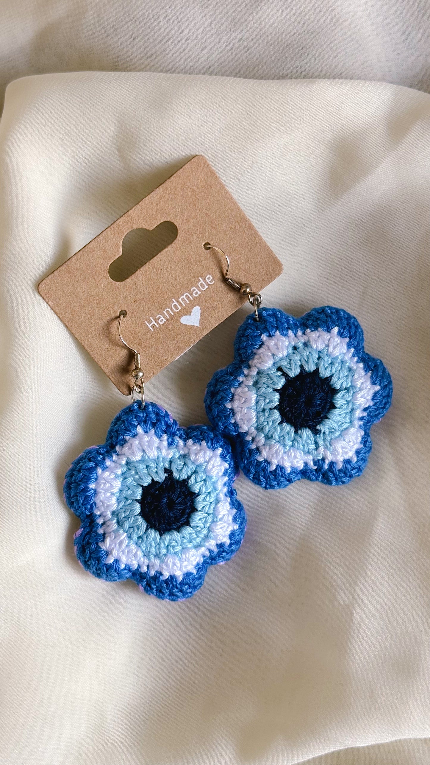 Larger Crocheted Earrings