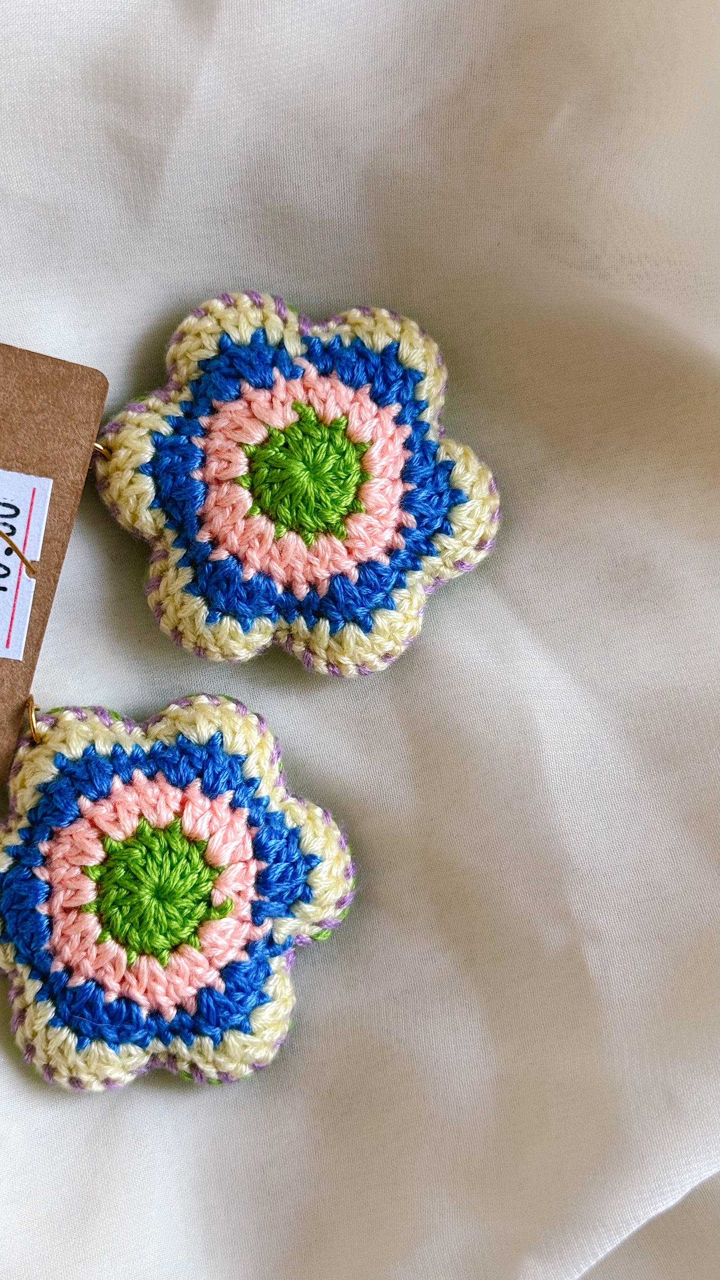 Larger Crocheted Earrings