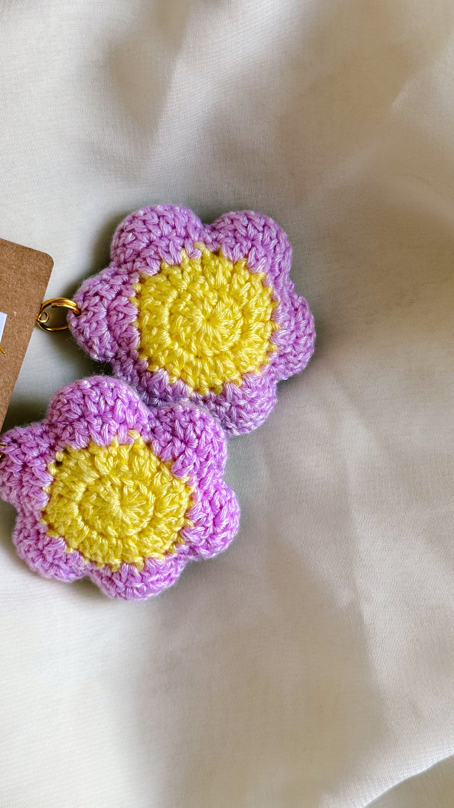 Larger Crocheted Earrings