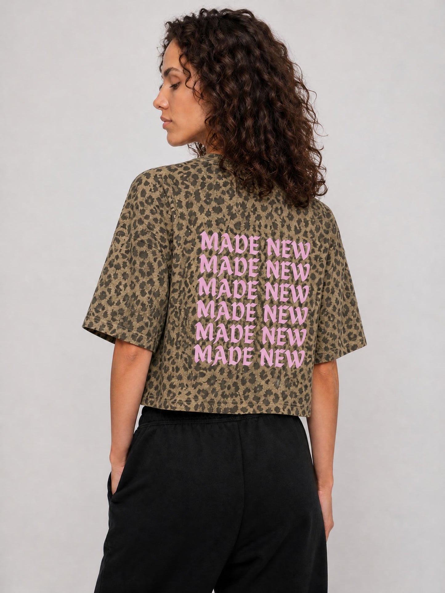MADE NEW (Leopard Print Tee)