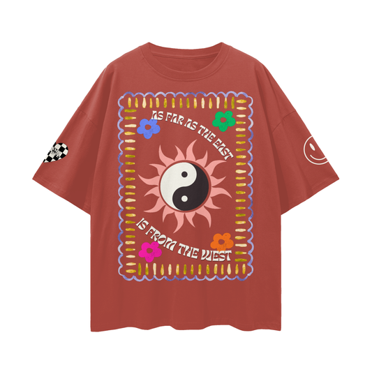 East to West (oversized tee)