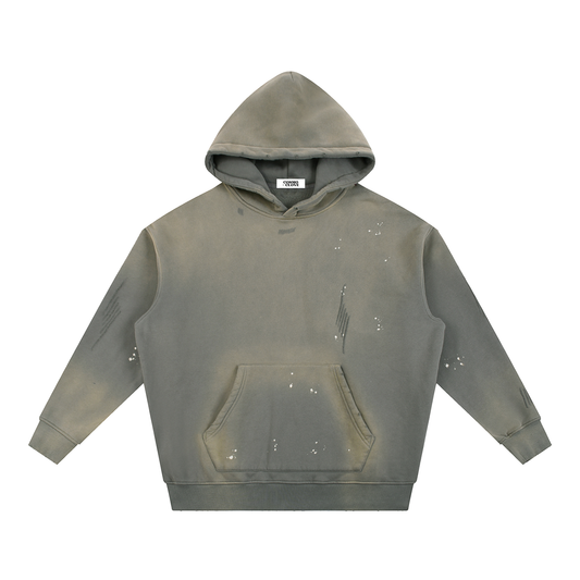 PLAIN Oversized Hoodie (Grey-green)