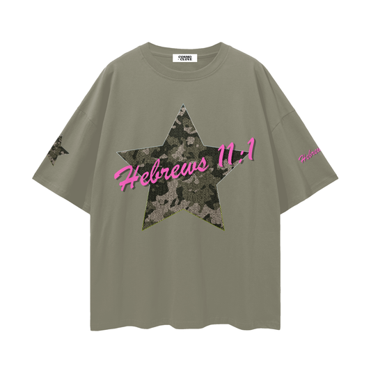 By Faith (Oversized Tee) Green