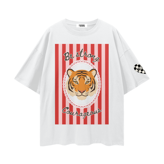 BE STRONG + COURAGEOUS (oversized tee)