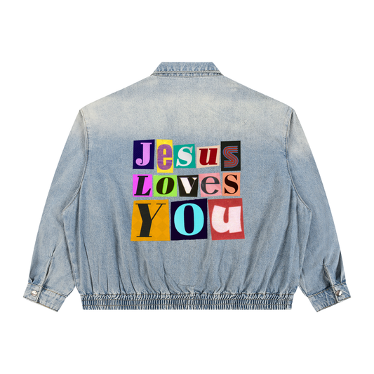 Hebrews 10:10 - Denim Jacket