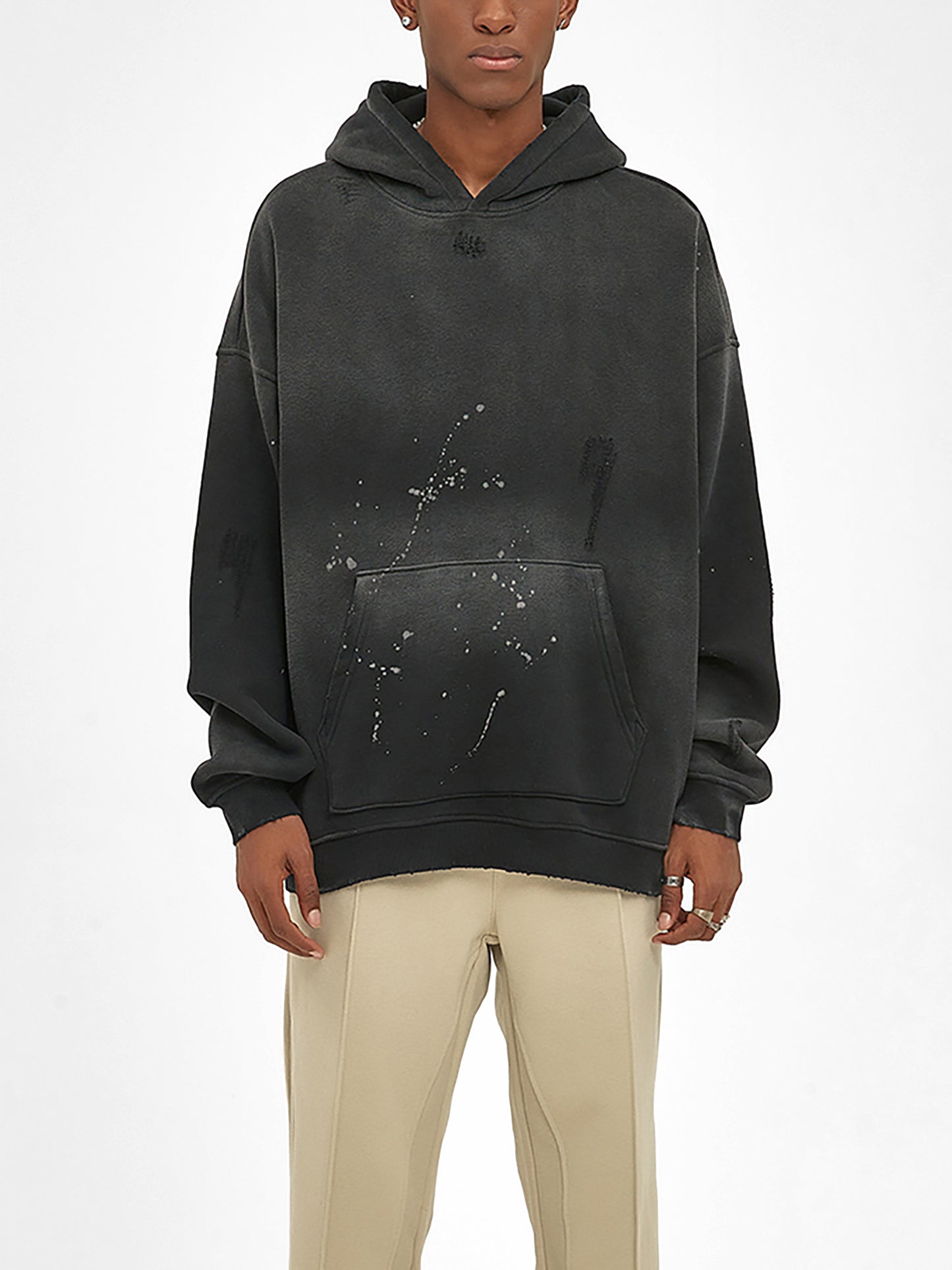 PLAIN Oversized Hoodie (Black)