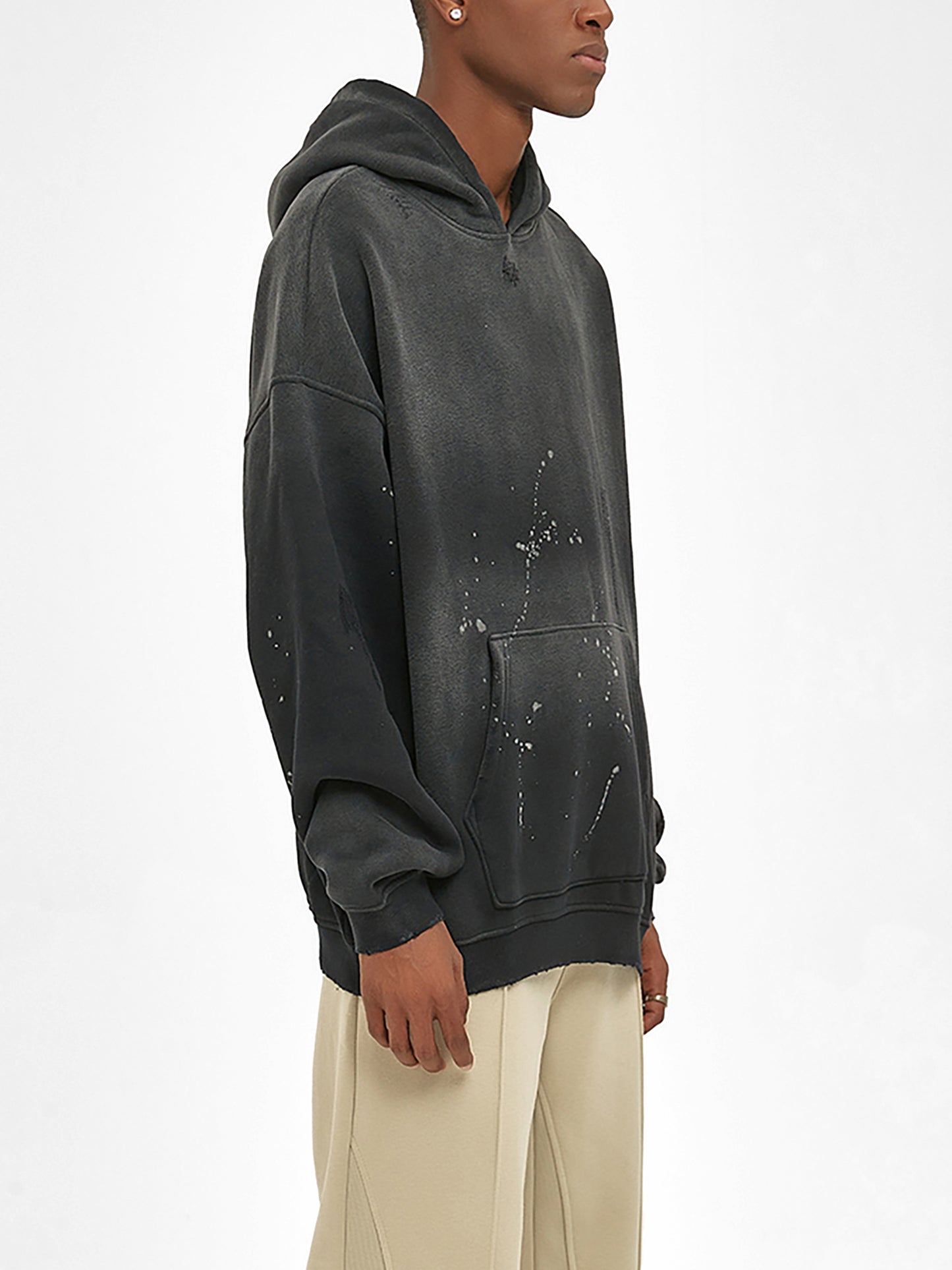 PLAIN Oversized Hoodie (Black)